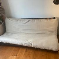 Divano letto RIVA legno + futon