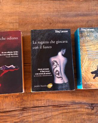 LIBRI TRILOGIA UOMINI CHE ODIANO LE DONNE