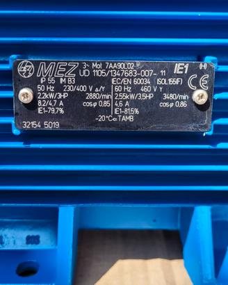 motore elettrico 380V  2,2kw