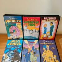 6 Videocassette dei Simpson