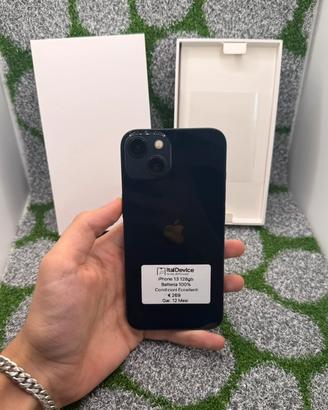 IPhone 13 128gb Nero/Pink - 🔋100% Gar. 12 Mesi
