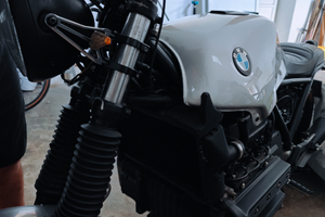 BMW K100 LT cafè racer - la signora del 1988