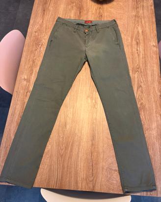 Pantalone Zero Zero verde taglia 34
