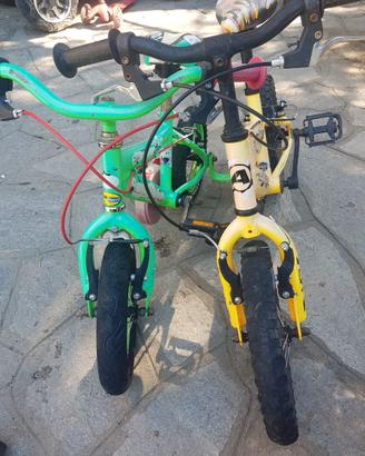 Coppia biciclette bambino