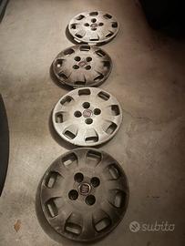 4 copriruote borchie R13 Fiat panda 2' serie 169