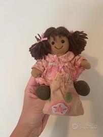 Bambola My Doll con treccine e sacchetto
