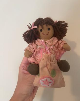 Bambola My Doll con treccine e sacchetto