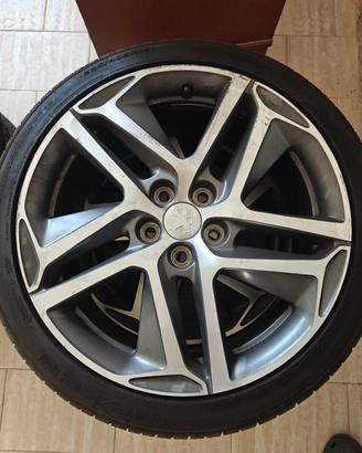 Gomme ( quasi nuove) e cerchi da 18 Peugeot 308