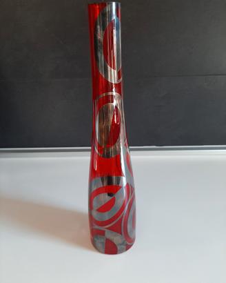 Vaso Vetro Soffiato Argento 999 "HAITI" by GARBATO