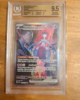 Mewtwo ex 231 rivali BGS 9.5