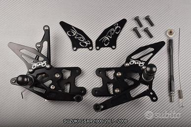 Pedane arretrate SUZUKI GSXR 1000 2007 2008 K7 K8