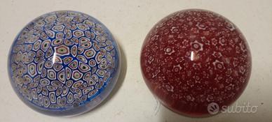 Murano N°3 perfette coppia diametro cm 7