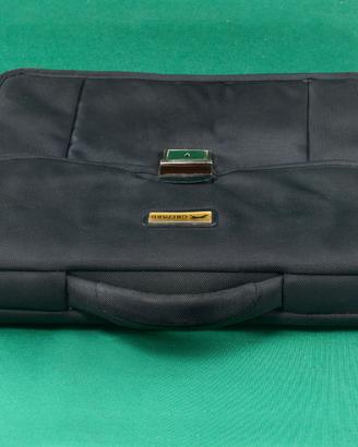 Borsa 24 ore Ghepard, nera, tracolla regolabile