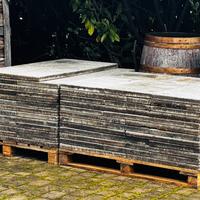 Piastrelle gres grigio effetto pietra 60×40 135 pz