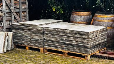 Piastrelle gres grigio effetto pietra 60×40 135 pz