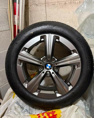 4 Cerchi lega BMW 17 + gomme Bridgestone Turanza