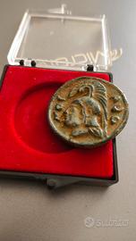 Riproduzione antica moneta greca 