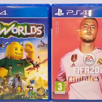 PlayStation 4 PS4 Lego Worlds & Fifa 20