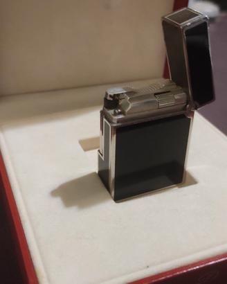 Accendino S.T. Dupont Ligneo 1 Palladio lacca nera