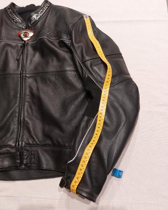 Giacca moto pelle