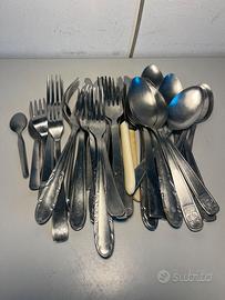 LOTTO 40 posate inox 18/10 Vintage