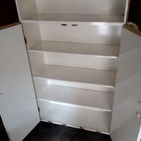 MOBILE DA CUCINA IN LEGNO LACCATO BIANCO - USATO