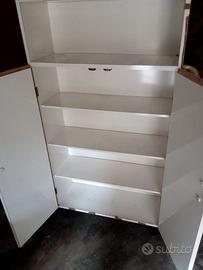 MOBILE DA CUCINA IN LEGNO LACCATO BIANCO - USATO