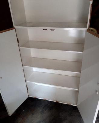 MOBILE DA CUCINA IN LEGNO LACCATO BIANCO - USATO