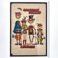 Poster vintage Londra  anni '60 - Grafica vintage