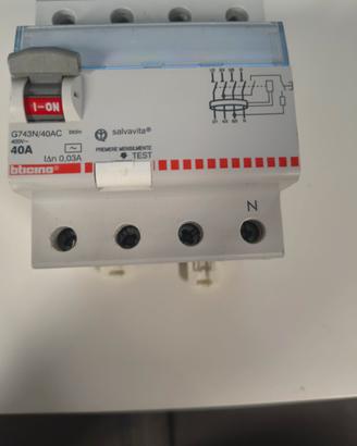 differenziale puro btcino 40 a ac 0,03