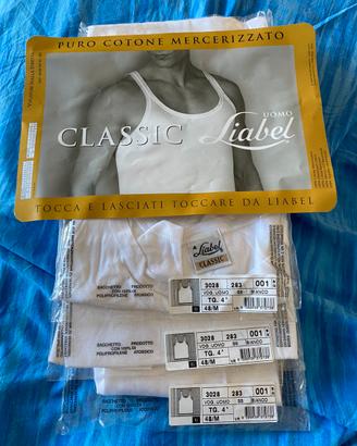 3 Canottiere Uomo Liabel Classic – Tg. 4 (48/M)