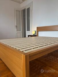 Letto Matrimoniale Muji L163 x P201.5 x A74 cm