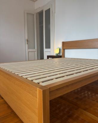 Letto Matrimoniale Muji L163 x P201.5 x A74 cm
