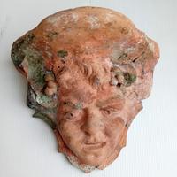 Antica mensola in terracotta