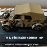 Modellino Kubelwagen 1944 in scala 1/44