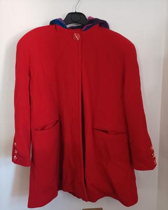 Giaccone donna rosso Lanificio Campore 