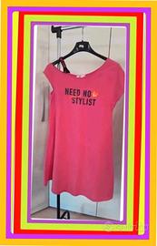 Original Marines vestito smanicato rosa 14 anni