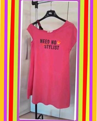 Original Marines vestito smanicato rosa 14 anni