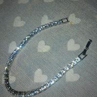 Bracciale tennis uomo con diamantini 