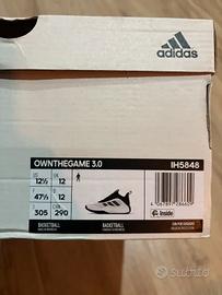 ADIDAS - OWN THE GAME 3.0 uomo 47.5 nuove.