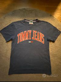 Tommy Jeans T-Shirt Uomo | Blu logo ricamato