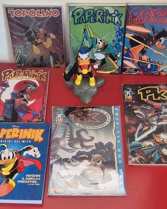 RACCOLTA FUMETTI PAPERINIK 12 13 14 CON MINIFIGURA