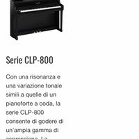 Clavinova Piano Elettrico Yamaha CLP810S