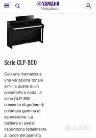 Clavinova Piano Elettrico Yamaha CLP810S