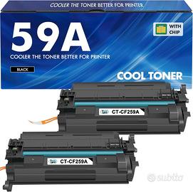 2 Toner per HP 59A 59X CF259A M404dn Toner M404dw
