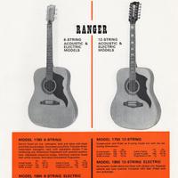 Chitarra EKO Ranger VI anni 70