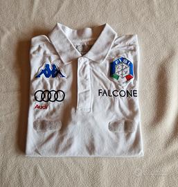 Polo FISI di Kappa bianca, taglia XL
