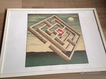 Quadro litografia Vanni Viviani