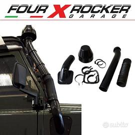 SNORKEL TUBOLARE METALLICO LAND ROVER DEFENDER