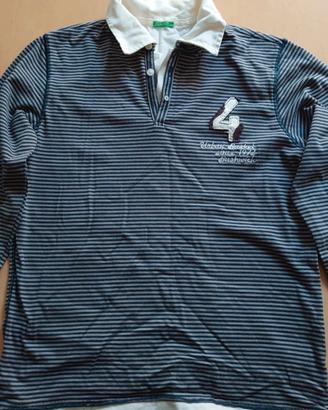Polo maniche lunghe Benetton bambino 14 anni